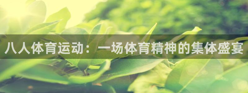 杏悦体育eon：八人体育运动：一场体育精神的集体盛宴