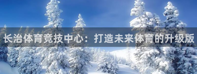 杏悦平台地址：长治体育竞技中心：打造未来体育的升级版